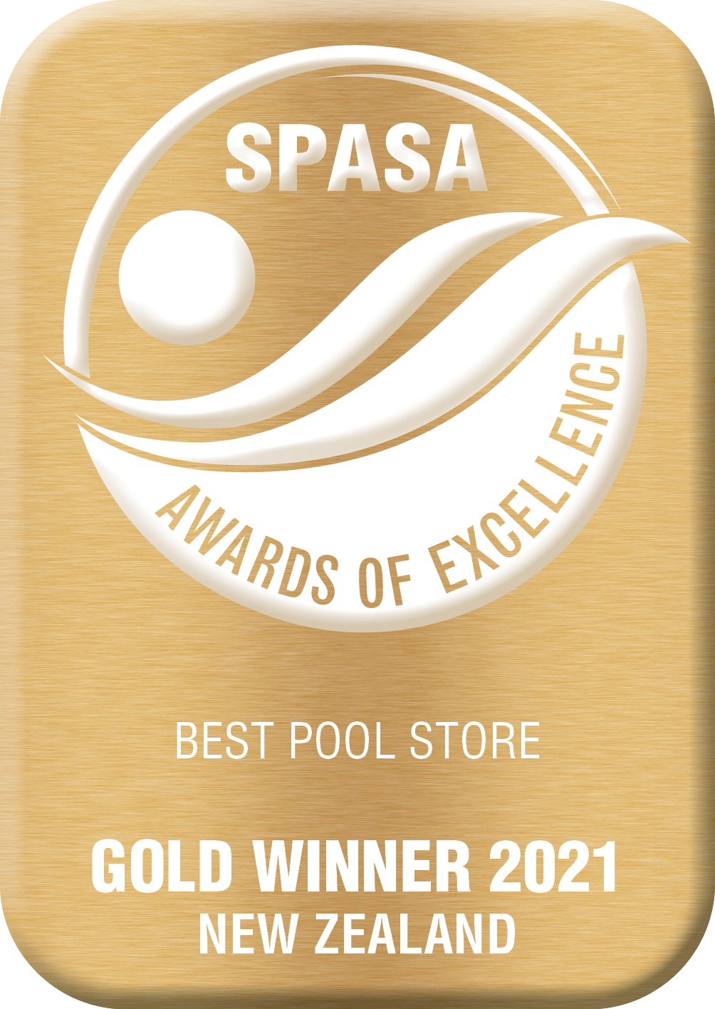 NZ Best Pool Store 2021 - Gold